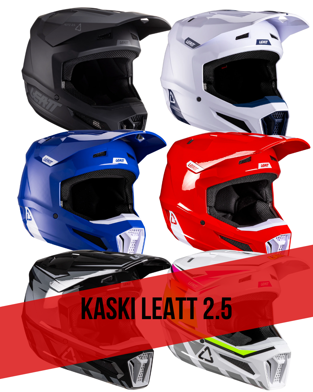 Kask cross Leatt Moto 2.5 – lekki, bezpieczny i idealny na start