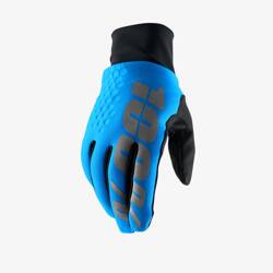 100 Percent Hydromatic gloves, waterproof, blue, glass color, season 2023
