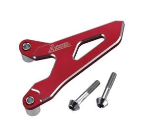 Accel Front Sprocket Cover Honda CRF 250 R '10-16 CRF 450R '09-'16 red