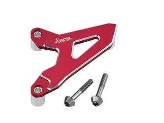 Accel Front Sprocket Cover Honda CRF 450R '05-'07 CRF 450X '05-'12 red