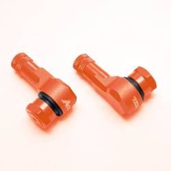 Accel Vent (valve) 90 degrees set of 2 pcs. orange