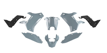 Complete set of plastics [excluding front fender] T7 REVOLUTION Yamaha TENERE 700 '19-'24 grey/black color Racetech