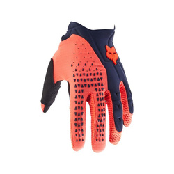 FOX Pawtector gloves, orange, navy blue