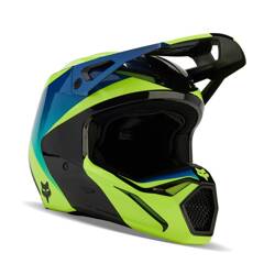 FOX V1 Streak Helmet Black,Yellow