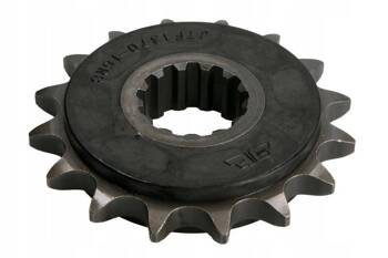 JT Front Sprocket [16 teeth] HONDA CBR 600F 99-14 / CBR 600RR 03-16 / XL 1000V / CRF 1000L / CBR 1000RR with a vibration tumble