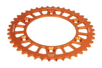 JT Rear Sprocket Aliminium [42 teeth] KTM SX/EXC/LC4 91-21 color orange