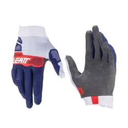 LEATT Cross Bike Gloves Moto 1.5 GRIPR Royal in navy blue, red, white Collection 2024