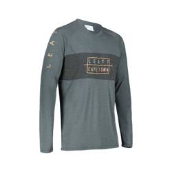 LEATT MTB GRAVITY 2.0 long sleeve cycling T-shirt color gray,graphite