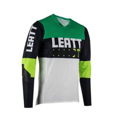 LEATT MTB GRAVITY 4.0 long sleeve cycling T-shirt color green,black,white