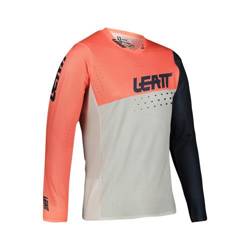 LEATT MTB GRAVITY 4.0 long sleeve cycling T-shirt color orange,navy blue,white