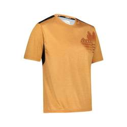 LEATT MTB TRAIL 1.0 cycling T-shirt short sleeve color rusty