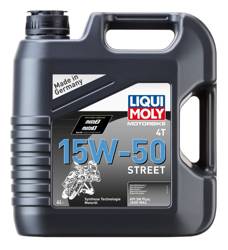 LIQUI MOLY Engine oil MOTORBIKE 4T STREET  15w50 4 L