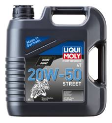 LIQUI MOLY Engine oil MOTORBIKE 4T STREET  20w50 4 L