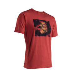 Men's T-Shirt LEATT CORE in red color