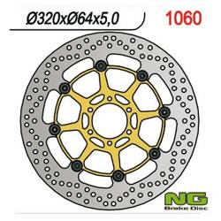 NG Brake disc  FLOATING front APRILIA CAPONORD 1200 13-17 / YAMAHA FZR 1000 87-95 / XJR1200/1300 95-99