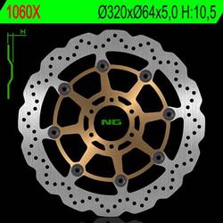 NG Brake disc  FLOATING front APRILIA CAPONORD 1200 13-17 / YAMAHA FZR 1000 87-95 / XJR1200/1300 95-99