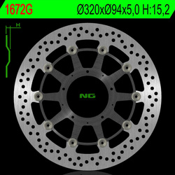 NG Brake disc  FLOATING front HONDA CBR 1000RR 17-18