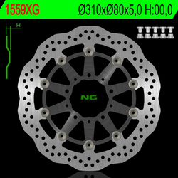 NG Brake disc  FLOATING front KAWASAKI Z 1000 ABS 15-17 / Z 1000 15-17 / ZX6R 13-17 / Z800 12-18 / GTR 1400 07-18 / ZZR 1400 06-18