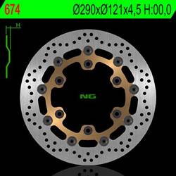 NG Brake disc  FLOATING front SUZUKI DR 650SE 96-10