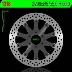 NG Brake disc  FLOATING front SUZUKI VS600/750/800/1400 INTRUDER 85-04