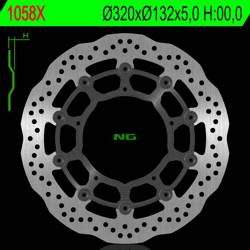 NG Brake disc  FLOATING front YAMAHA YZF R1 04-06 / 15-16 / FZ1 06-13 / R6 20- / V-MAX 09-16 / MT-10 16-21