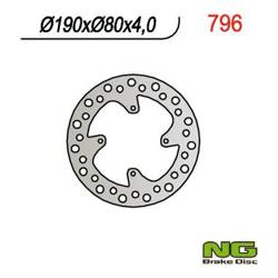 NG Brake disc rear HONDA CR 80/85 CRF150R 07-16