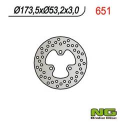 NG Front brake disc HONDA TRX 450R 05-06 / TRX 400EX 01-03 / TRX 250EX 01-12 / TRX 300EX 93-12