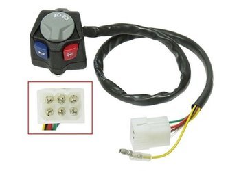 Nachman Ignition light signal combination switch KTM EXC 125/200/250/300 (TPI) 15-20 EXCF 250/350/450/500 15-20 FREERIDE 250/350 15-19 (78111070000)