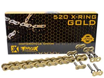 ProX X-Ring Drive Chain Gold 520 x 120L