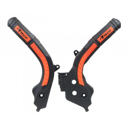 RTECH FRAME GUARDS KTM SX/XC/EXC BLACK