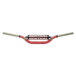 Renthal handlebar 1.1/8 (28.6MM) MX TWINWALL HANDLEBAR REED / WINDHAM PADDED red