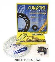 SUNSTAR Drive Kit APRILIA RSV 1000/R 98-03 / TUONO 1000 02-05 PLUS  [17,42] [108] [XW-Ring] [gold]