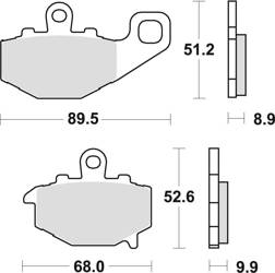 TRW Lucas Brake pad KH192