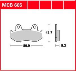 TRW Lucas Brake pad KH411