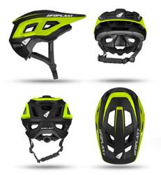 UFO Bicycle helmet Defcon-Three black, yellow, fluo