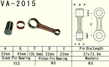 Vesrah Connecting rod YAMAHA YFM 600 GRIZZLY 99-01