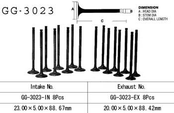 Vesrah Intake valve SUZUKI GSF 600 BANDIT 96-04 / GSX 600F 88-06