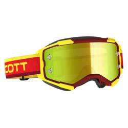SCOTT LIMITED Gogle Fury kolor czerwony/żółty szyba żółty lustro