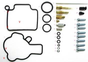BEARING WORX Zestaw naprawczy gaźnika Honda TRX 450R 04-05