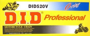 DID Łańcuch 520 V 108 ogniw O-Ring otwarty zapinka