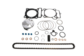 VERTEX Zestaw naprawczy góry silnika Honda CRF 250 R / RX '18-'19 Vertex, STD. + 0.01MM = 78.96MM, 13.9:1, Tłok, Uszczelki top-end, Łańcuszek rozrządu