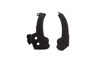 Osłony ramy UFO dla Husqvarna TC 125 / 250 '23-'24, TE 150 / 250 / 300 '24, FC / TX / FX / FE 300 / 350 / 450 / 501 '24 kolor czarny