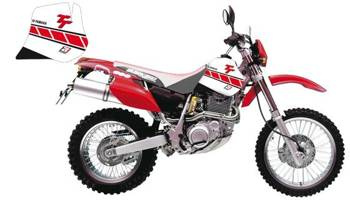 Blackbird Okleina YAMAHA TT 600R '97-'05 DREAM 2, KOLOR BIAŁY/CZERWONY