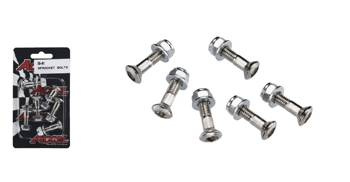 Accel Komplet śrub zębatki TYŁ z nakrętkami (6 SZT.) m8x34mm