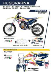 UFO Komplet plastików + okleina HUSQVARNA TC 125/250 19-22 / FC 250/350/450 19-22