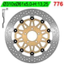 NG Tarcza hamulcowa przód KAWASAKI ZRX 1100/1200 / ZX 9R 00-01