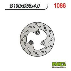 NG Brake disc rear YAMAHA 125 MAJESTY 01-08