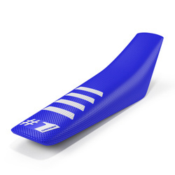 Onegripper gumowe poszycie siedzenia RIBBED  kolor niebieski, biały