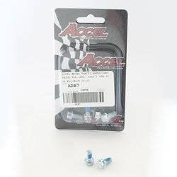 Accel Śruby tarczy hamulcowej przód/tył [M6] KTM SX/SXF/EXC/EXCF '00-'18 Czarne