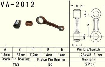 Vesrah Korbowód YAMAHA YFM 125 GRIZZLY 04-13 / YFM 125 HUNTER 05-08 / YFA 125 BREZZE 89-04